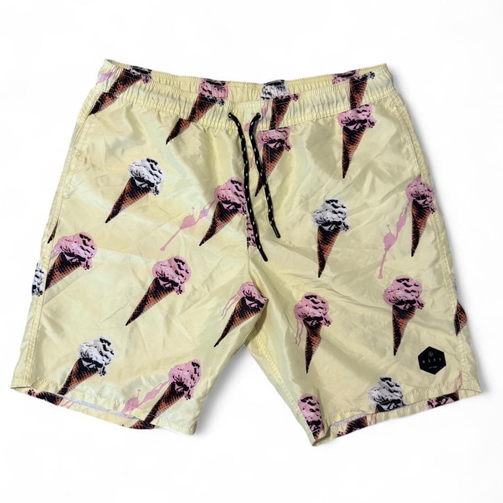 NEFF XL Ice Cream Print Swim Board Shorts
